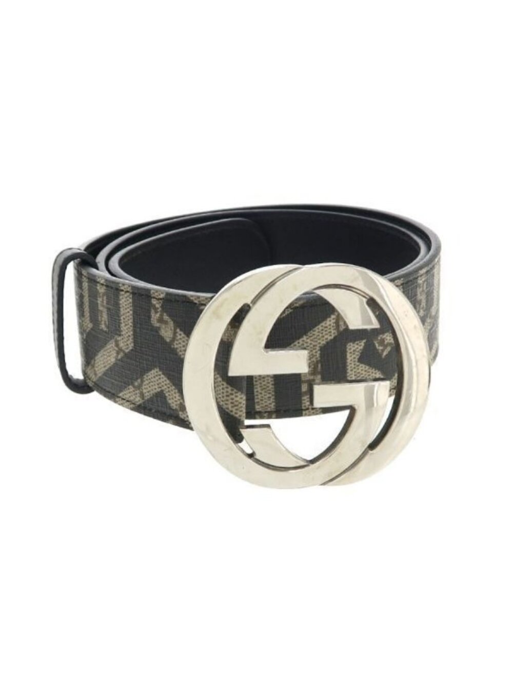 Gucci Interlocking Belt Beige